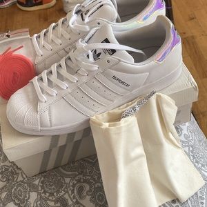 NEVER WORN US SIZE 10/10.5 (W) HOLO ADIDAS